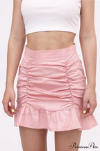 Ruffled Folded Skirt
