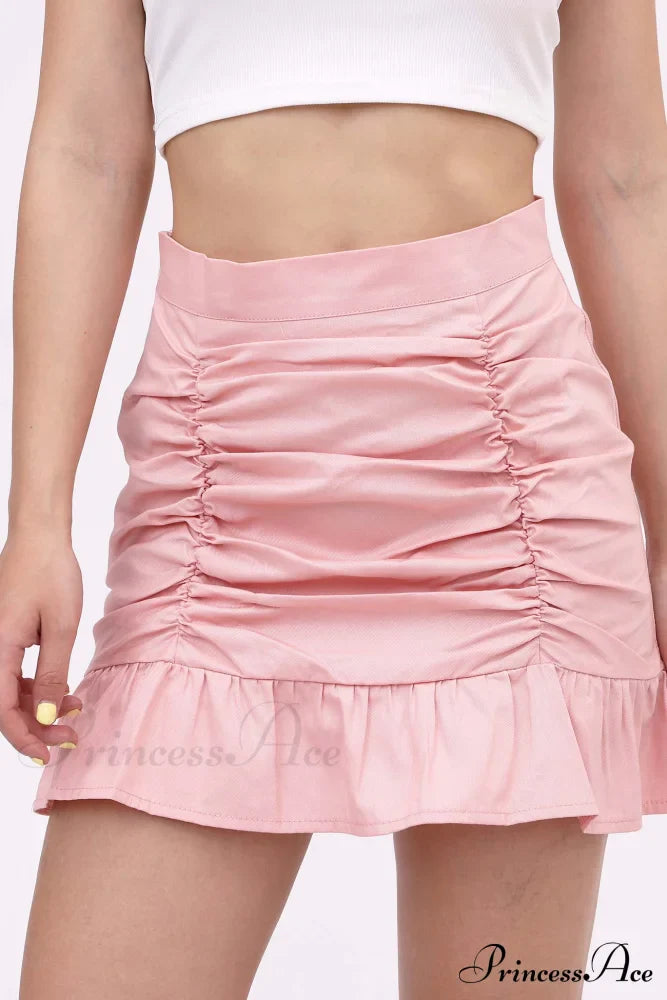 Ruffled Folded Skirt