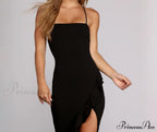 Ruffled In Stylish Love Sleeveless Dress