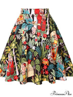 Runway Vintage Rockabilly Midi Skirt