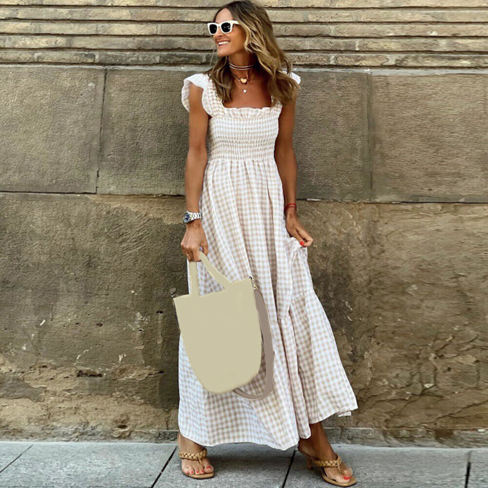 Natalia Statement Retro Summer Dress Evening Wear Edit