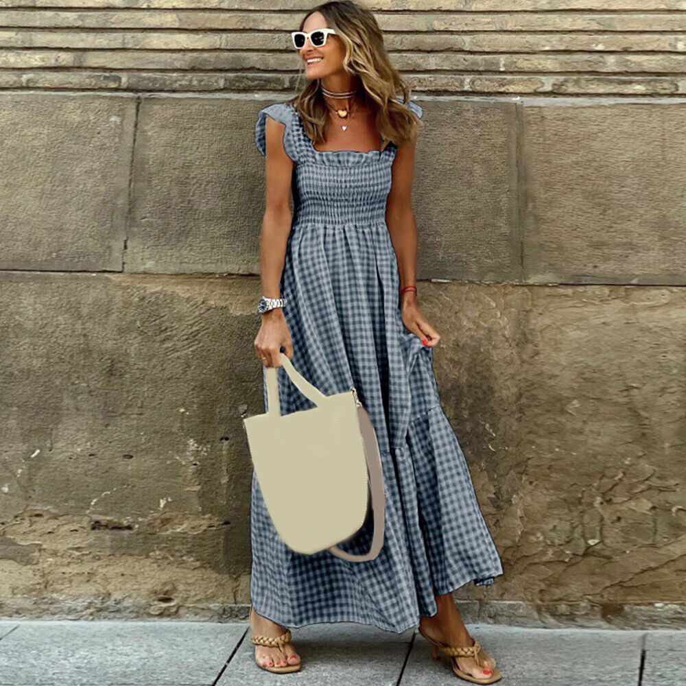 Natalia Statement Retro Summer Dress Evening Wear Edit
