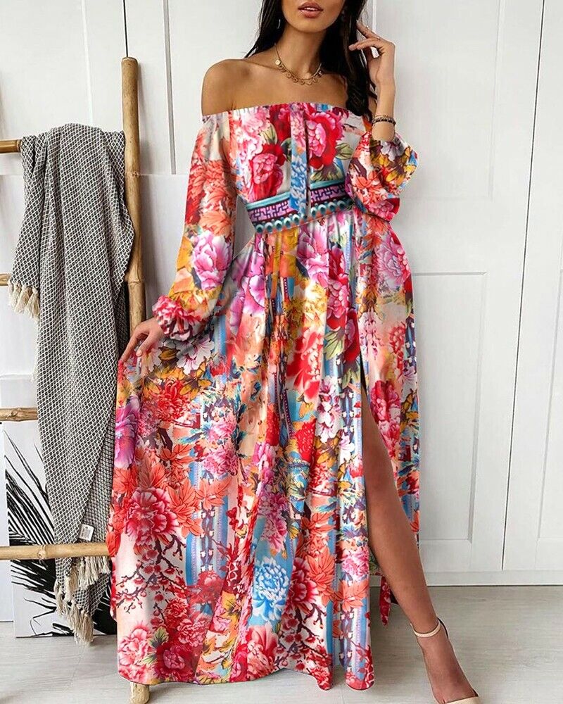 Eugenia Exclusive Off the Shoulder Summer Dress Boutique Collection