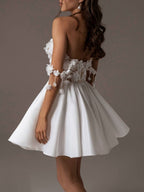 Sage Backless Mini Dress
