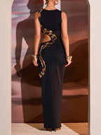Samantha Split Sleeveless Maxi Dress