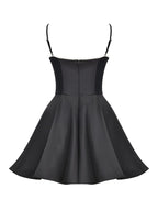 Black Tulle Mini Dress