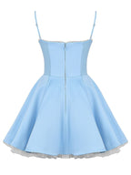 Cinderella Blue Tulle Mini Dress