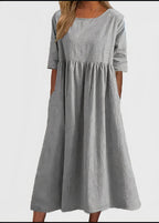 Elena Timeless Chic Summer Dress for Women Evening Wear Edit