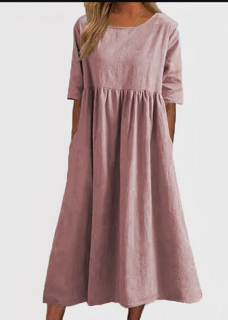 Elena Timeless Chic Summer Dress for Women Evening Wear Edit