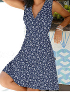 Karina Exclusive Flattering Floral Midi Dress for Warm Summer Days Boutique Collection
