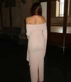 Dusk Off-Shoulder Long Sleeve Maxi Dress