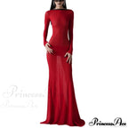 See-Through Bodycon Maxi Dress