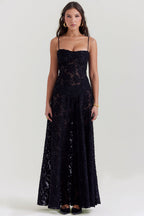 Lucy Aesthetic Dress with an Open Back Evening Wear Edit