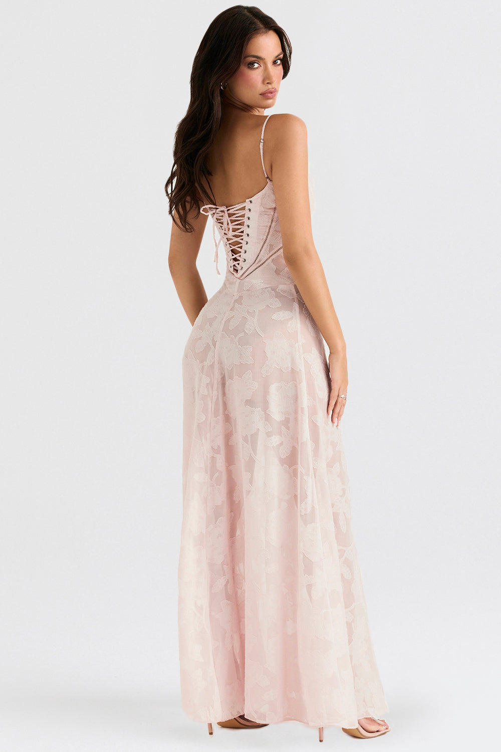 Lucy Aesthetic Dress with an Open Back Evening Wear Edit