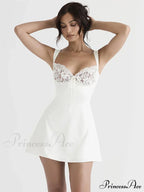 Sexy Backless Lace Party Club Slip Sleeveless Mini Dress