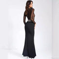 Sexy Backless Rhinestone Party Dress Prom Dress