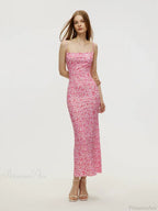 Sexy Backless Slimming Beach Floral Dress