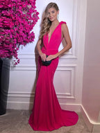Sexy Braid Sling Deep V Neck Pleated Maxi Dress Women Party Dress
