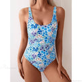 Sexy Floral Square Neck One Piece Set
