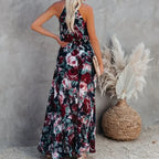 Sexy Halter Floral Party Sundress