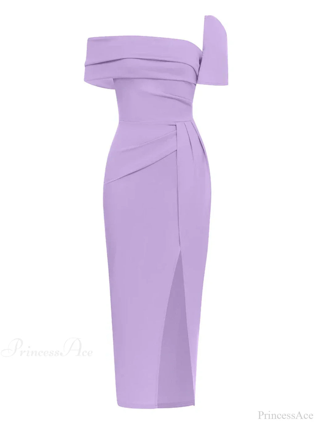 Sexy Square Collar Folds Design Long Dress Short Sleeves Party Dress