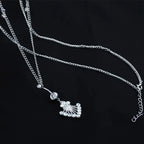 Shiny Metal Chain Dark Belly Ring