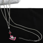 Shiny Metal Chain Dark Belly Ring