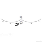 Shiny Metal Chain Dark Belly Ring