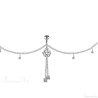 Shiny Metal Chain Dark Belly Ring