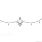 Shiny Metal Chain Dark Belly Ring