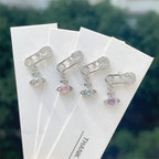 Shiny Saturn 316L Stainless Steel Stud Earring