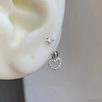 Shiny Saturn 316L Stainless Steel Stud Earring