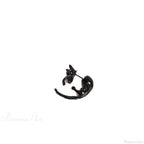 Shiny Thorns Circle Five-Pointed Star Earring