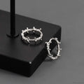 Shiny Thorns Circle Little Rebel Earring