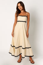 Clara Premium In Contrast, a Long Capri Dress Wardrobe Essential