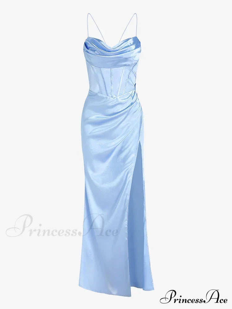 Shoulder Bandage Top Skirt Co-ords Maxi Dress