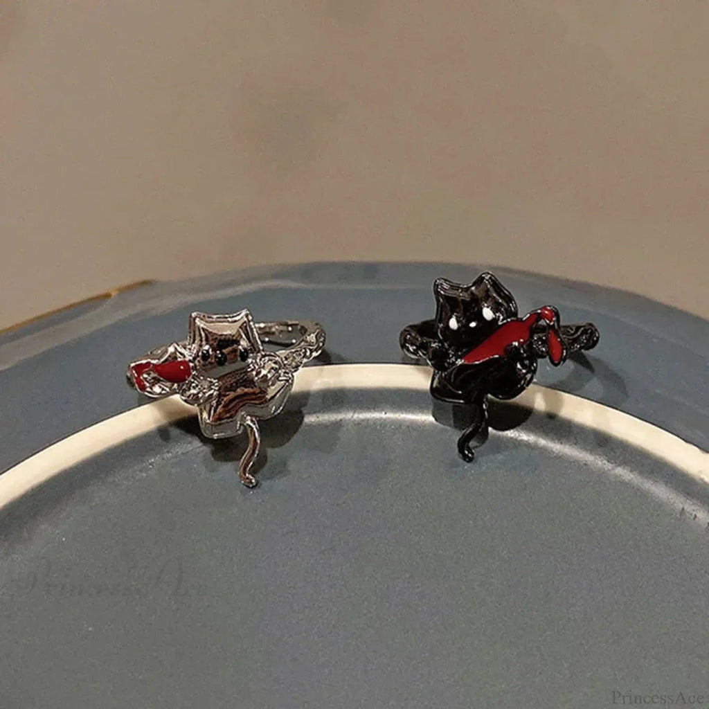 Simple Gothic Inebriated Spirit Ring