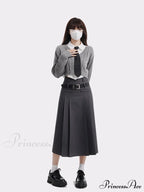 Harajuku A-Line Skirt and Shirt Set