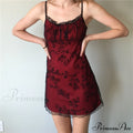 Floral Spaghetti Strap Slim Mini Dress