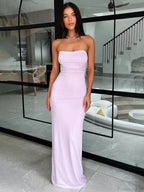 Slim Bodycon Bandage Pleated Vacation Dress