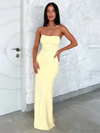 Slim Bodycon Bandage Pleated Vacation Dress