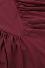 Slim High Neck Slit Bodycon Maxi Dress