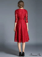 Slim Lace Casual Party Dress
