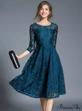 Slim Lace Casual Party Dress