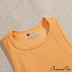 Solid Basic Seamless Streetwear Tank Tops