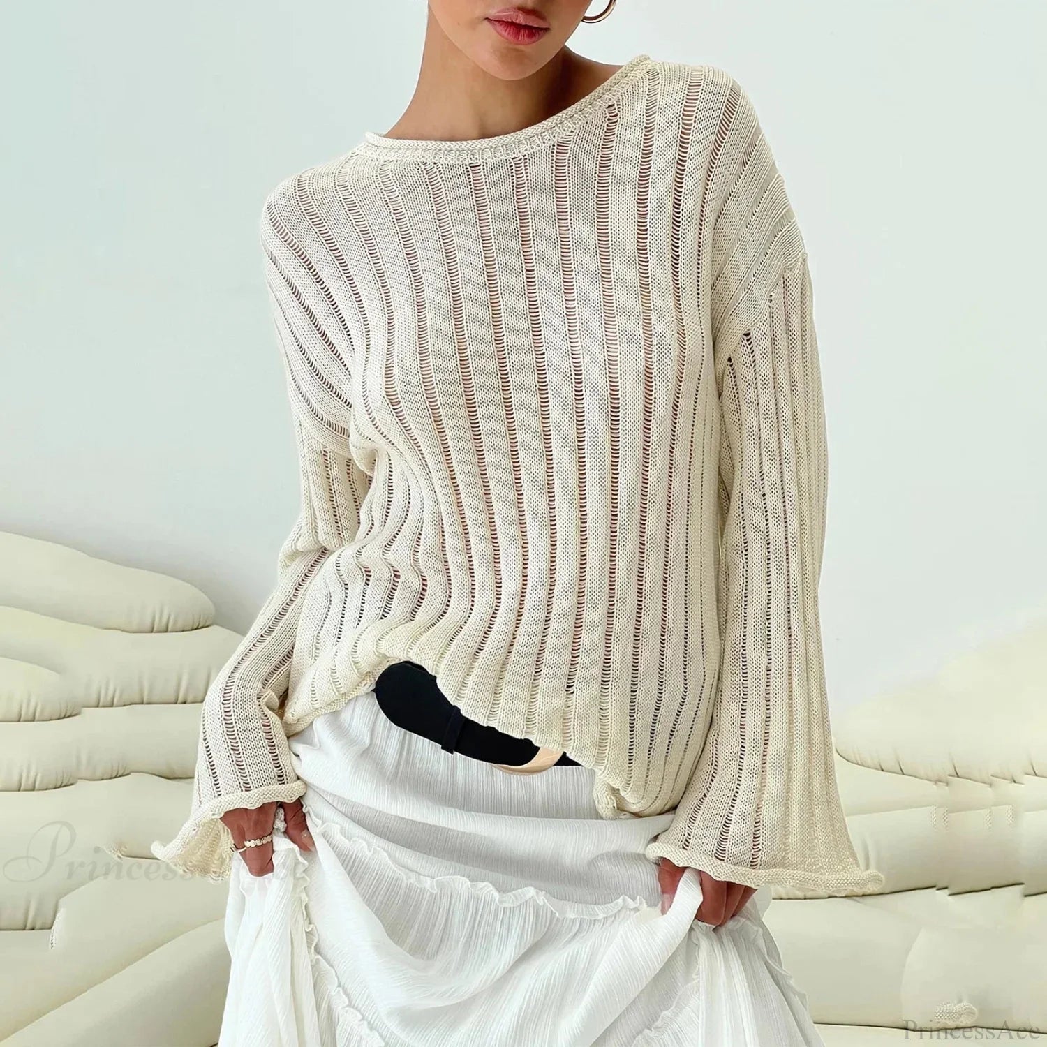 Solid Color Loose Warm Sweater