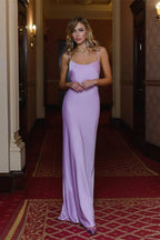 Solid Formal Fitted Maxi Dress