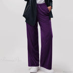 Solid Pocket Stretch Yoga Casual Pants