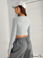 Solid Ribbed Knit Crop Tube Top & Bolero