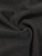 Solid V neck Chain Sleeveless Tight Dress